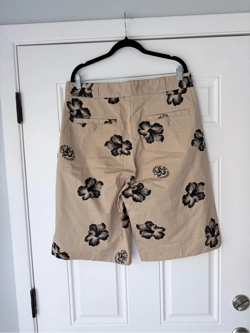 Hugo Blue‎ co-ord baggy fit shorts in brown with floral print size 33 men’s